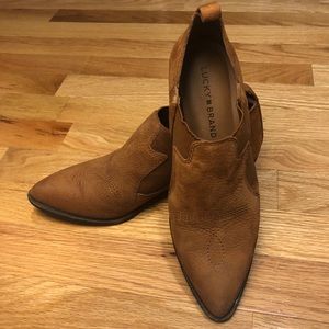 Lucky Brand Western Pointed Low Boot